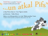 Sestdien aicina uz muzikālu uzvedumu bērniem ‘’Un atkal Pifs…” 