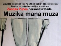 „Šokolādē” atklāj siguldietes izstādi „Mūzika mana mūza”