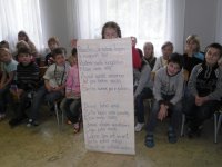 Šodien Allažu pamatskolā Dzejas diena