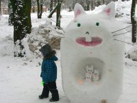 Izveido savu sniega skulptūru!