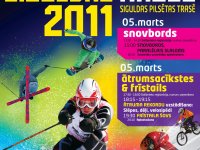 Siguldā notiks kalnu slēpošanas un snovborda sacensības „Siguldas kauss 2011”