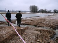 Allažos applūdis grants seguma autoceļš 