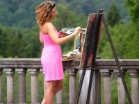 Gleznošanas studijas „Dzeltenā Dzeņa Ordenis” darbu izstāde