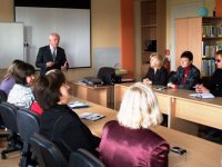 Siguldas Valsts ģimnāzijā viesojas kolēģi no Gulbenes