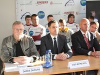 Siguldā Starptautiskās Bobsleja un skeletona federācijas prezidents atklāj bobsleja un skeletona sezonu