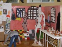 Interaktīvs projekts „Teodora Zaļkalna telpa” Allažu pamatskolā