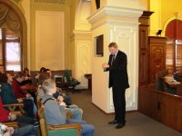 Siguldas Valsts ģimnāzijas skolēnu mācību stunda LR Saeimā