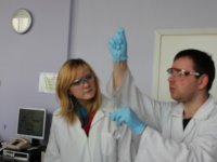  Siguldas pilsētas vidusskolas skolniece Santa Proškina piedalās Profesiju dienās skolēniem