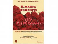 Siguldā NBS orķestris sveiks sievietes 