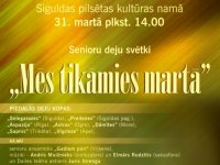 Siguldā notiks senioru deju svētki