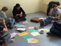 Jaunieši piedalās starptautiskajā dzejas dienā Siguldas novada Jaunrades centrā