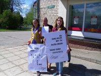 Projekta „Balti Melnā Revolūcija” akcija Siguldā