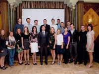 Priekšsēdētājs sveic Siguldas novada Latvijas III olimpiādes medaļu ieguvējus