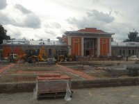 Dzelzceļa stacijas rekonstrukcija rit pēc grafika