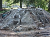 Notiek Raiņa parka sakārtošana