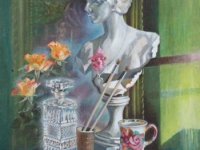 Siguldietes Ināras Lišmanes gleznu izstādes atklāšana un salidojums bijušajiem Jūdažu pamatskolas audzēkņiem Jūdažu Sabiedriskajā centrā