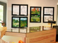 Turaidas muzejrezervātā skatāma Mākslu skolas audzēkņu izstāde