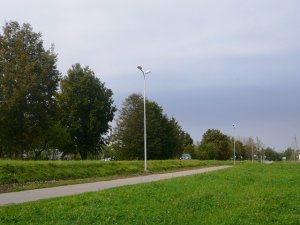 Allažos izbūvēts apgaismojums gājēju ietvei uz skolu 