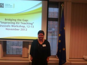  Pilsētas vidusskolas direktore piedalās konferencē Briselē