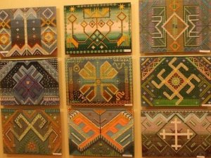 Jūdažu Sabiedriskajā centrā apskatāma klūgu dekoru izstāde 