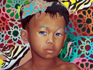 Mākslu skolā apskatāma krāšņu gleznu izstāde