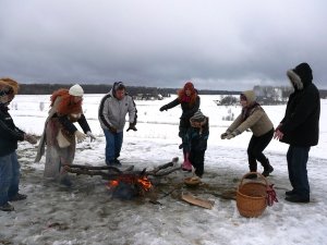  Meteņdiena Allažos, Ābelītes kalnā 