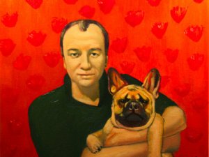 Tikšanās ar K.Zariņu par vīna mākslas darbiem un mākslu mūsdienās