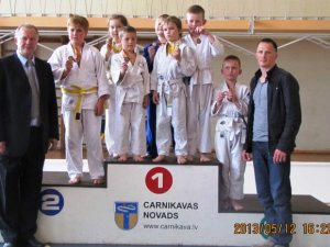 Iesācēju džudo sacensības Carnikavā