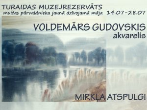Māksliniekam Voldemāram Gudovskim – 85 - izstāde „Mirkļa atspulgi”