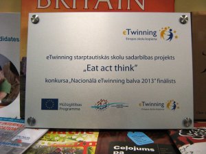 Pilsētas vidusskolas projekts ieguvis Eiropas atzinību