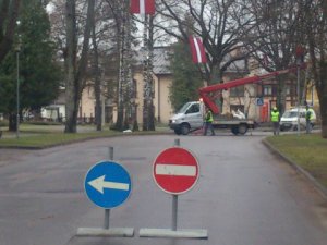 Satiksmes ierobežojumi Pils ielā