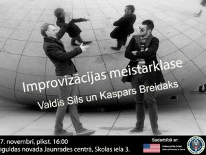 Jaunrades centrā improvizācijas meistarklase un šovs