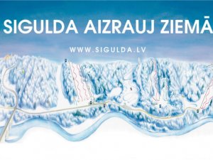 Siguldā var slēpot ar pilnu jaudu!
