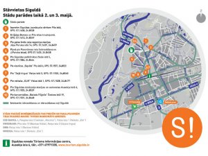 Satiksmes ierobežojumi Latvijas Stādu parādes laikā