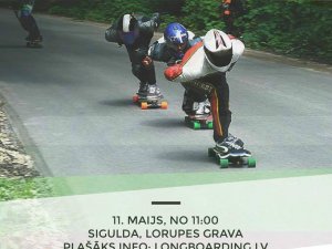 Siguldā notiks sacensības longbordā, slēgs autoceļu V96
