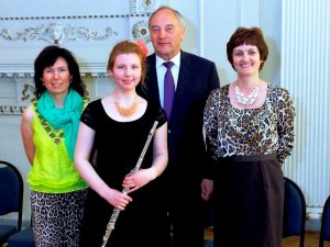 Skolēni piedalās konkursa ”Vēsture ap mums” noslēguma ceremonijā 