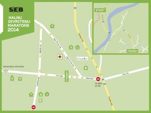 Satiksmes ierobežojumi SEB MTB maratona laikā Siguldā