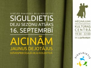 Deju kolektīvs „Siguldietis” aicina jaunus dejotājus