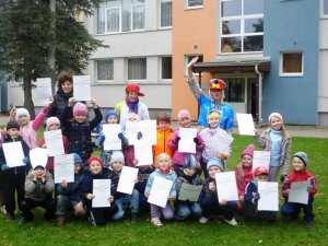 Olimpiskā diena bērnudārzā „Pīlādzītī”