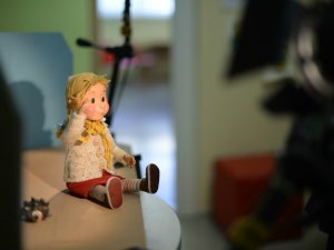 Novada bibliotēkā aizvadīta Animācijas Brigādes radošā darbnīca bērniem