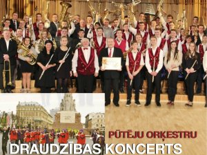 Pūtēju orķestru draudzības koncerts 