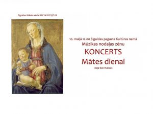 Zēnu koncerts māmiņām Siguldas pagasta Kultūras namā