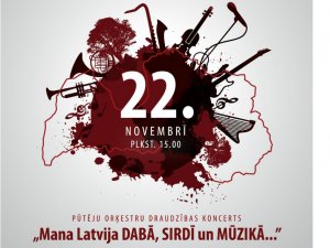 Pūtēju orķestru draudzības koncerts Siguldas pagasta Kultūras namā