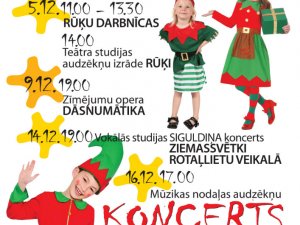 Mākslu skolas „Baltais Flīģelis” svētku gaidīšanas pasākumi