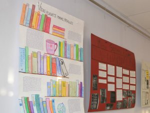 7.–9.klašu skolēnu radošo darbu izstāde “Mans grāmatplaukts”