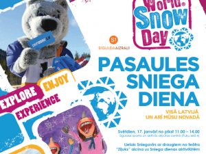 Pasaules sniega diena Siguldas novadā