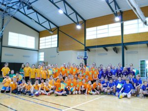 Siguldas novada skolu atklātās sacensības  rotaļā “Tautas bumba”