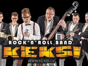 Siguldu pieskandinās rokenrola grupa „Keksi”