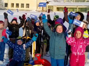 Sniega diena Allažu pamatskolā