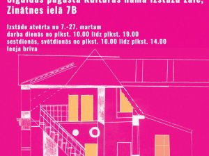 Aicina apmeklēt mākslas skolotāju metodisko darbu izstādi „Manas mājas”